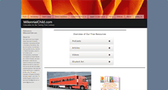 Desktop Screenshot of millennialchild.com